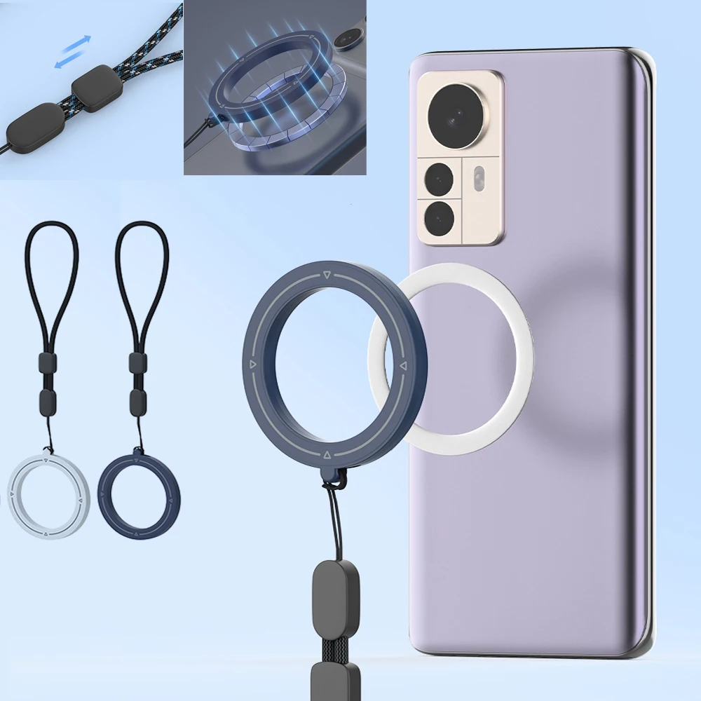 

Mobile Phone Lanyard 7 Colors for Magsafe Magnetic Adjustable Lanyard Strap for IPhone 17 16 15 Samsung Xiaomi