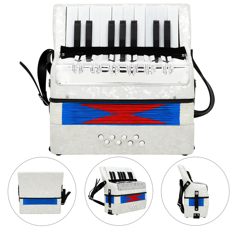 

Lovely Accordion Beginner Practice Portable Musical Instrument For Educational Plaything Abs Concertina