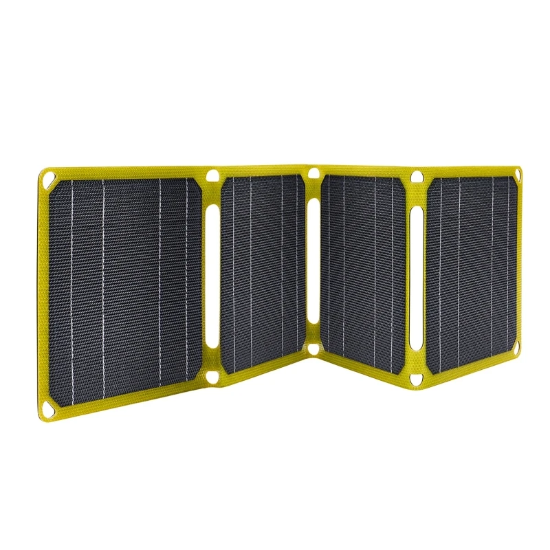 21W 40W Portable Folding ETFE Solar Panel 5V 9V 12V USB Fast Battery Charger for Mobile Phone Travel Outdoor Camping PV Plate