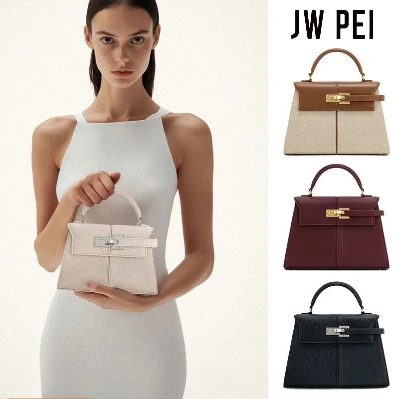 JW PEI Trapezoidal Crossbody Bag, Niche Brand, Tote Bag, Small Square Bag, Shoulder Bag