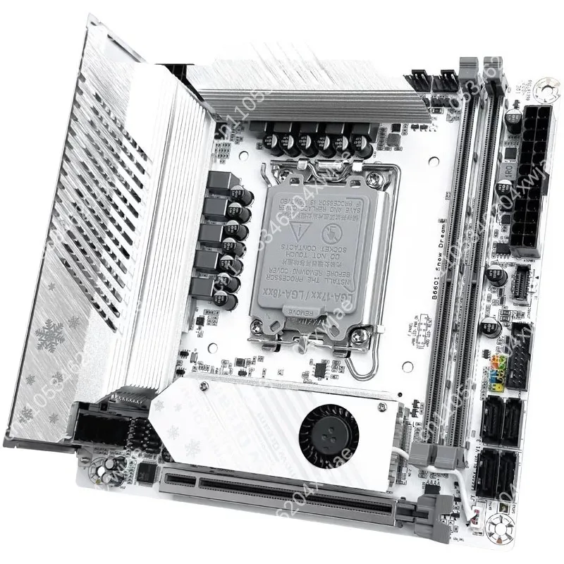 White Itx Motherboard B760 Lga1700 Support Ddr5 Wifi Equipped Mini Pc Mainboard Alternative H610 D4 Desktop Component