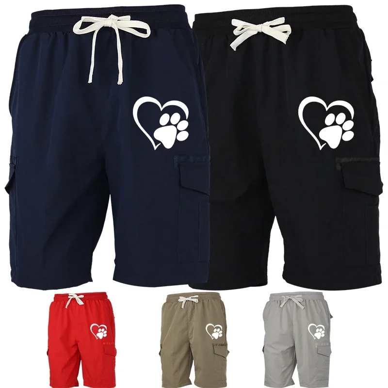 

Summer Trip Men's Camo Cargo Shorts Multi Pocket Casual Loose Fit Breathable Cotton Outdoor Workwear Streetwear Short Pants