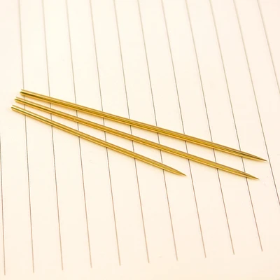 

Handmade gold needle accessories 22K gold needle 90% gold acupuncture blister household multi-purpose round tip custom made