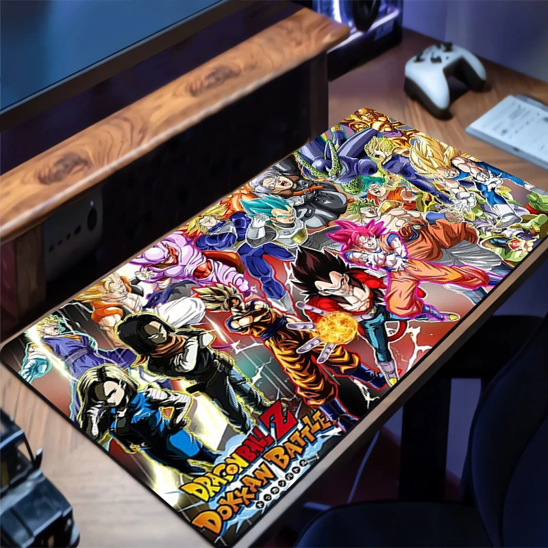 

Mouse Pad DBZ Dragon Ball 90x40cm Gaming Accessories Gabinete Gamer xxl Computer Desk Mat Non Slip Keyboard Pad Tablet Mousepad