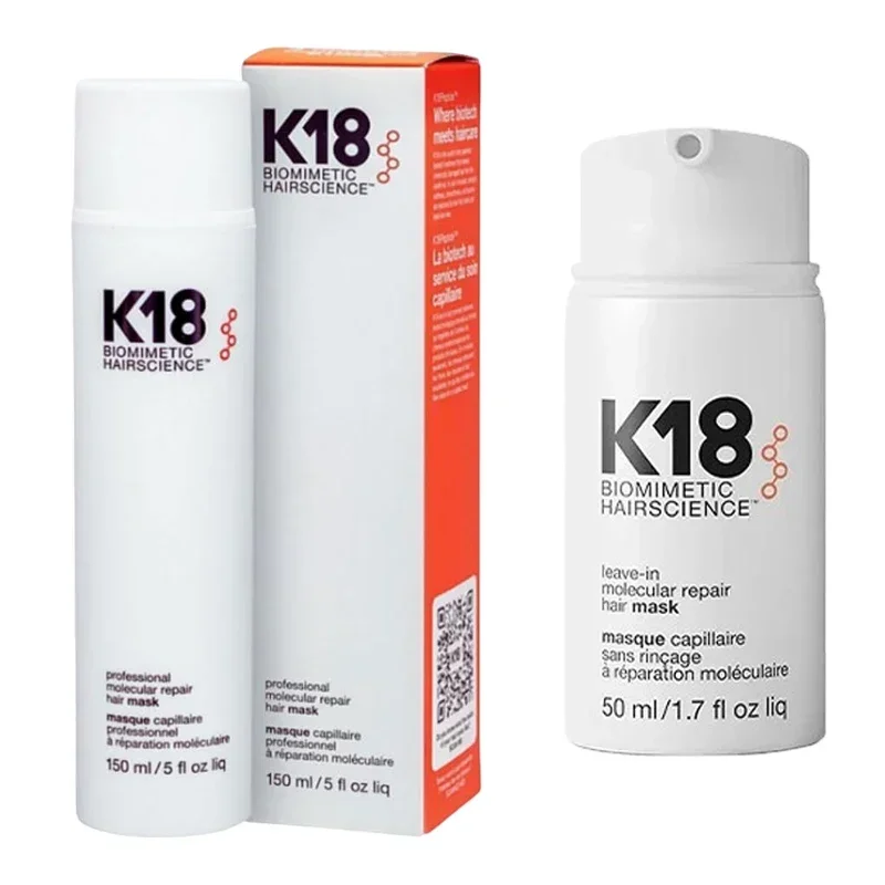 

K18 Original Hair Treatment Leave-In Conditioner Molecular Repair Dry Hair 4 Minutes To Reverse Damage Hair Moisturize Hair Mask