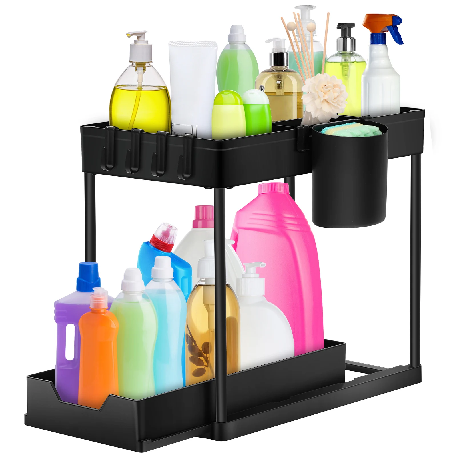 

Lower Sink Storage Rack Kitchen Organisation under Organizers Cabinet Organization Bathroom Shelving
