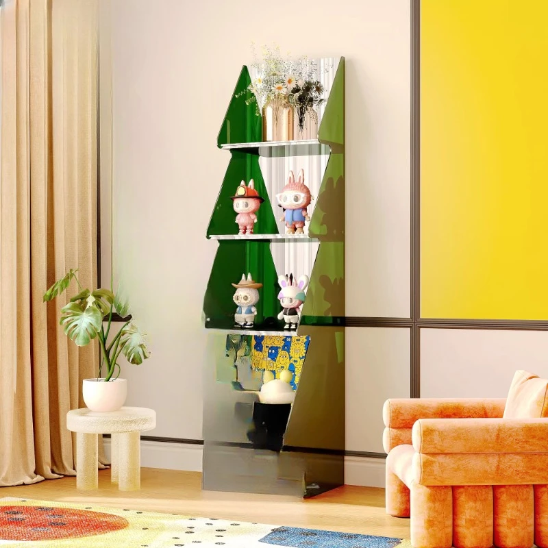 Christmas tree shelves, living room storage cabinets