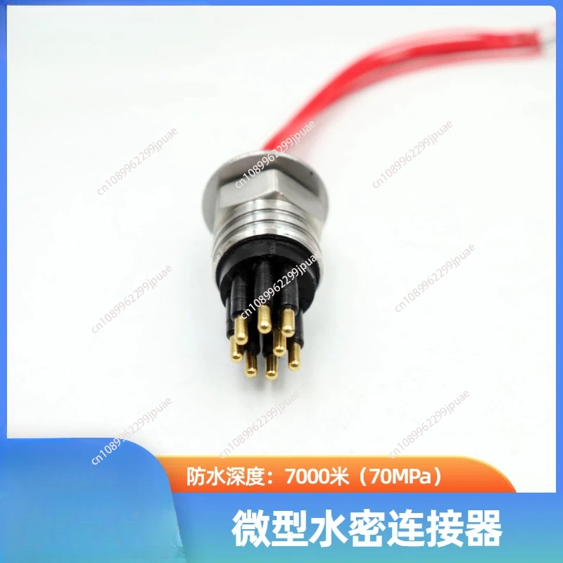 MCIL8M Micro Circular 8 Pin Pluggable Inline Cable Connector Wet-con Subsea Underwater Connectors for Ocean seismic systems