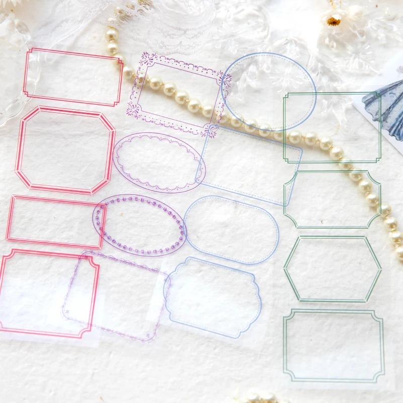 8Packs/Lot Herfst Uitje Serie Retro Decoratieve Sticker