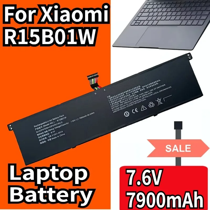 SWZY New R15B01W Laptop Battery For Xiaomi Pro 15.6 Inch Series TM1701 171501-AQ TM1707 Notebook
