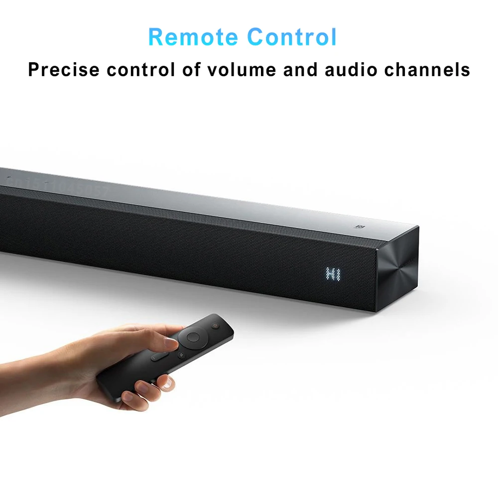 Xiaomi TV Soundbar 2.0 Home Theater Sound System 84W Power Optical, Coaxial, HDMI (ARC), Bluetooth Connections Wireless Speakers