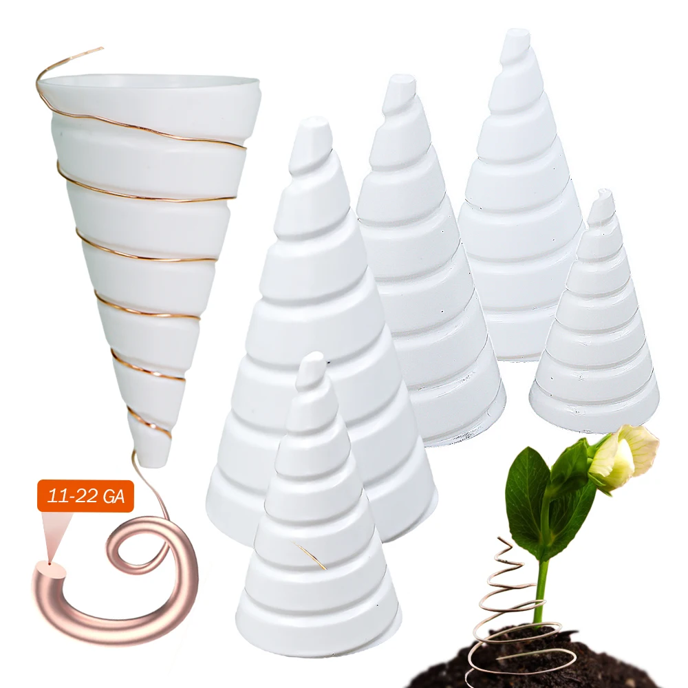 أدوات لف الأسلاك الملفية القابلة لإعادة الاستخدام، الثقافة الكهربائية متعددة الوظائف، تركيبات أواني البستنة، تهزهز هوائي النحاس للثقافة الكهربائية