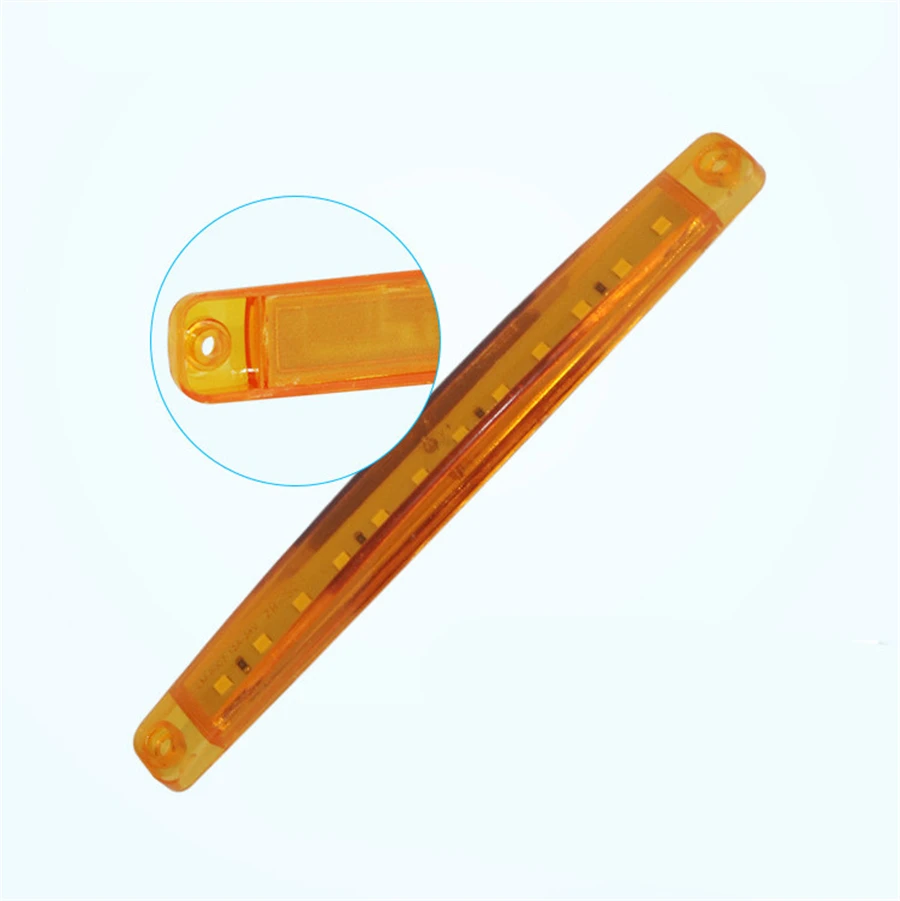 20PCS Yellow 12LED Truck LED Marker Lights Truck LED Side Marker Lighting Marker LED Lamp 24 v Truck Parking Lights For Trailers