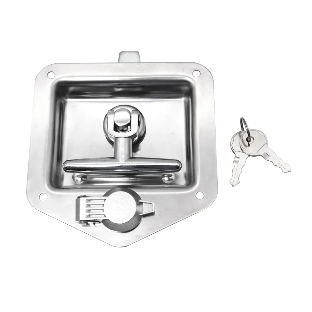 Caravan accessories RV Yacht Door Lock with Key Stainless Toolbox Lock t-Toolbox Lock for Caravan Truck RV Camper Accessories