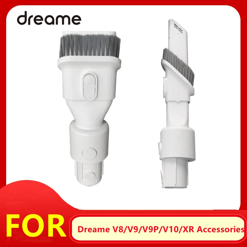 Two in One Suction Nozzle Long Flat Brush FOR Dreame V8 V9 V9P V10 XR Vacuum Cleaner Accessories