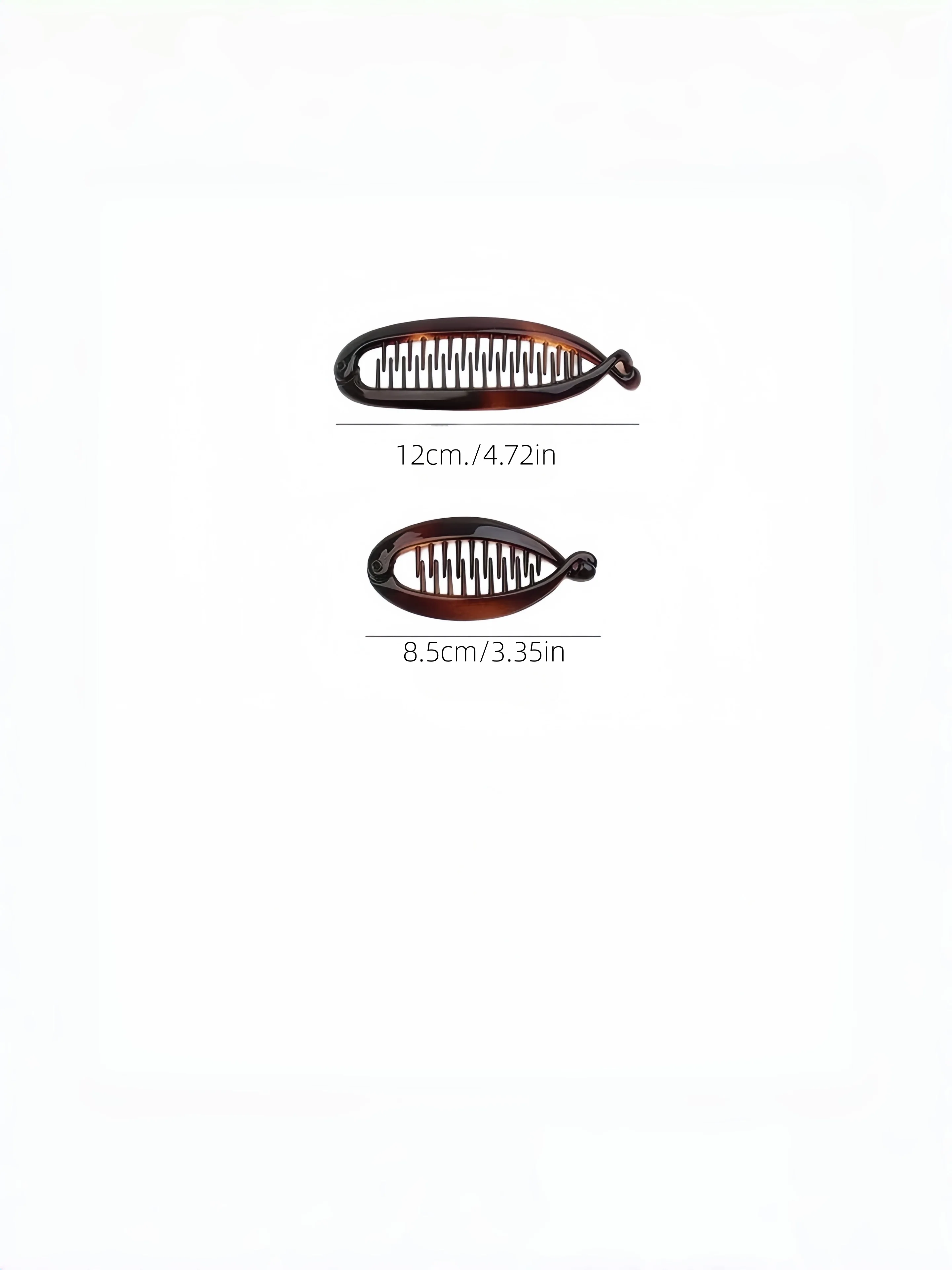Mehrfarbige Bernsteinfarbene Bananenklammer, Pferdeschwanzhalter, Elegante Hochkronen-Haarspange, Damen-Haaraccessoires, Stilvoll und Vielseitig – Detail 4