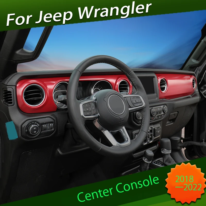 

Подходит для Jeep JL JT Wrangler 2018-2022, внутренняя Модифицированная центральная консоль, внутренняя панель инструмента, средняя низкая подставка, поднятая подставка