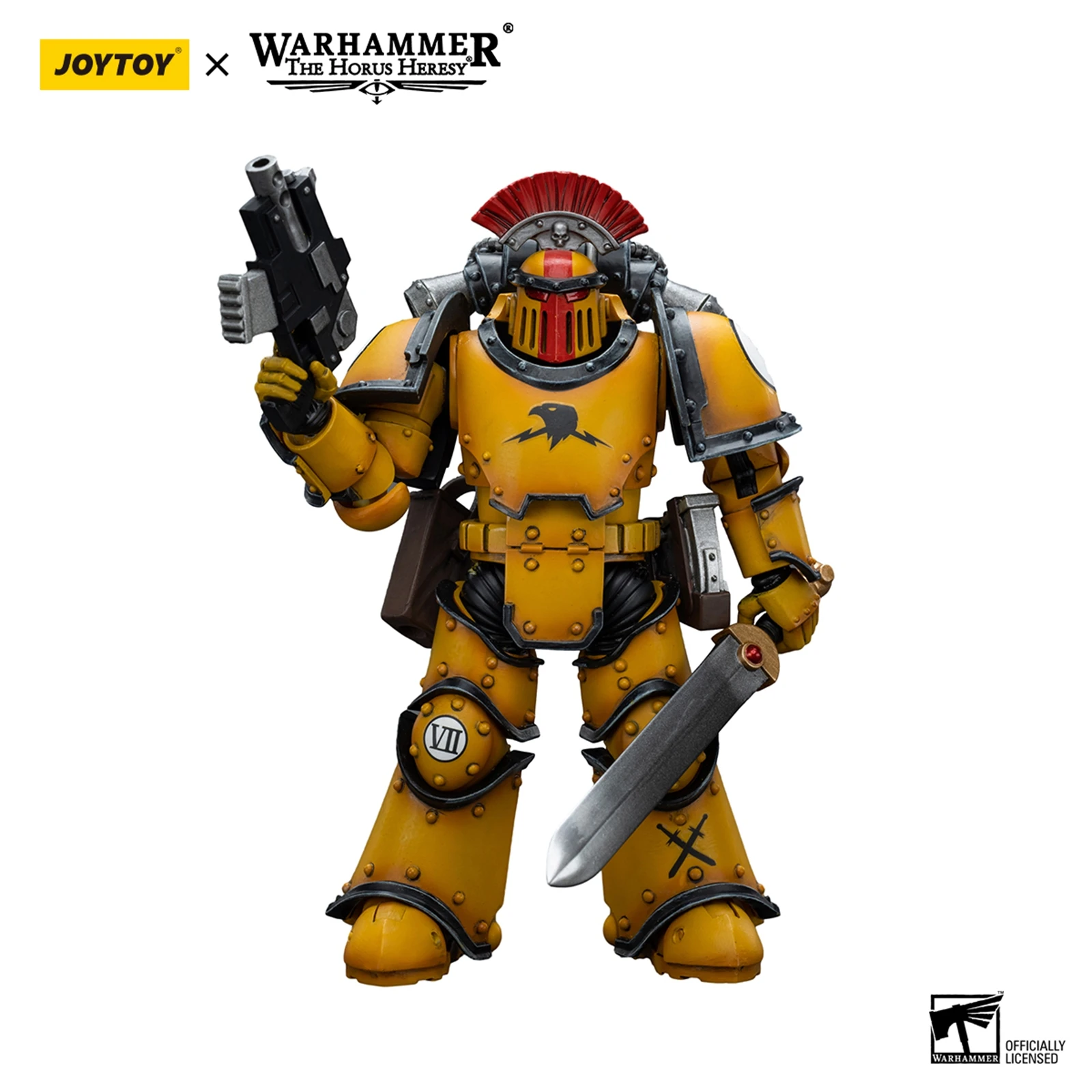 

JOYTOY Warhammer 40000 1/18 Action JT9060 Imperial Fists Legion MkIII Tactical Squad Sergeant with Power Fist