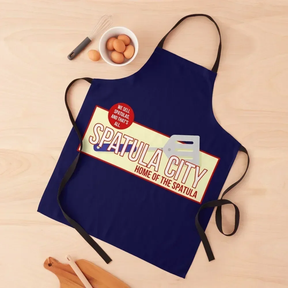

Spatula City Apron Household Items Salon restaurant accessories christmas kitchen Apron