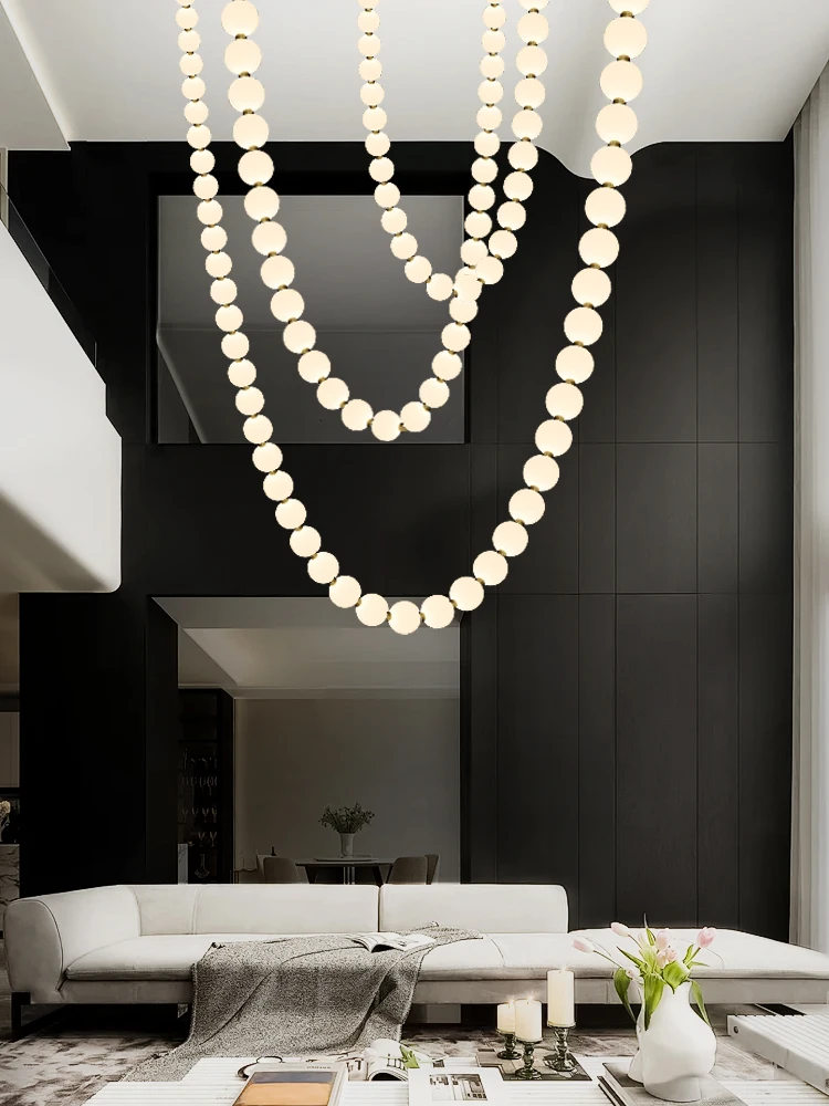 북유럽 스타일 유리 샹들리에 황동 천장 조명 디밍 가능한 매직 빔 펜던트 램프 침실 인테리어 장식용