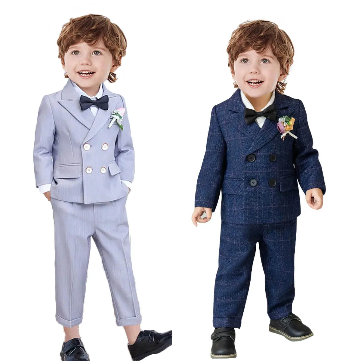 

Baby Boys Gary Birthday Party Photography Suit Kids Formal Piano Performance Ceremony Costume Children Wedding Tuxedo Dress