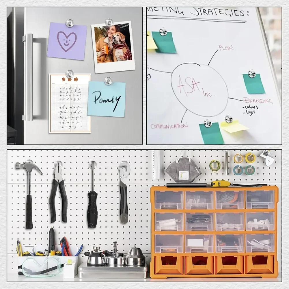 5-50 Pcs Strong Neodymium Magnets Disc NdFeB Powerful Rare Earth Magnetic Permanent Neodymium Magnet Fridge DIY Magnets for Tool