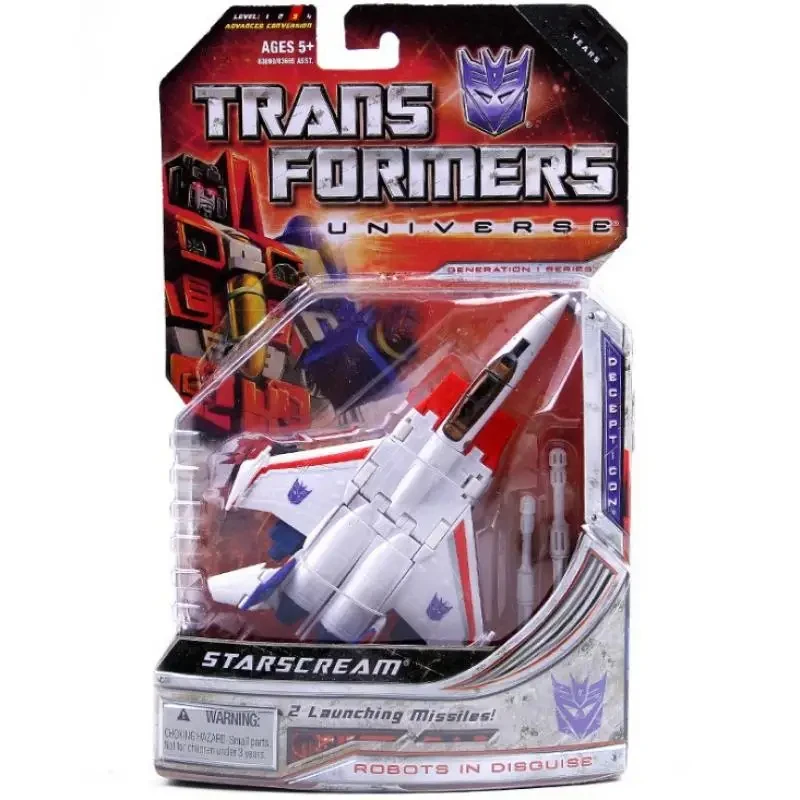 Hasbro Transformers Deluxe Class Starscream Acid Storm figura de acción, regalo de cumpleaños para niño, colección de Hobby, Anime de carga gratuita