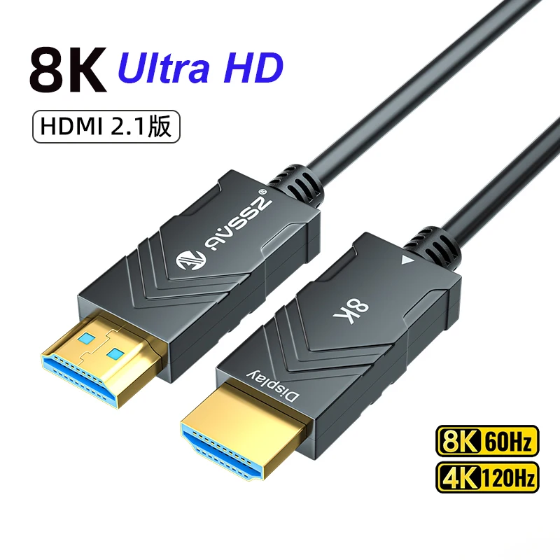 

8K HDMI 2.1Cable 4K@120Hz 8K@60Hz 48Gbps 3D EARC ARC HDCP Ultra High Speed HDR For RTX Video Cable PC Laptop Projector HD TV PS5