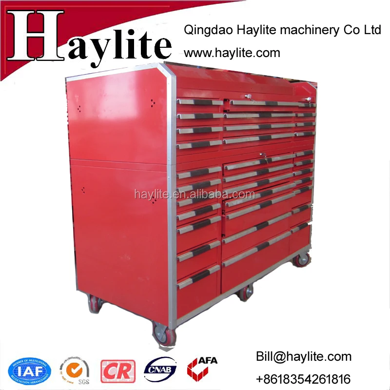 Metal drawer tool chest roller Cabinet with tools sets