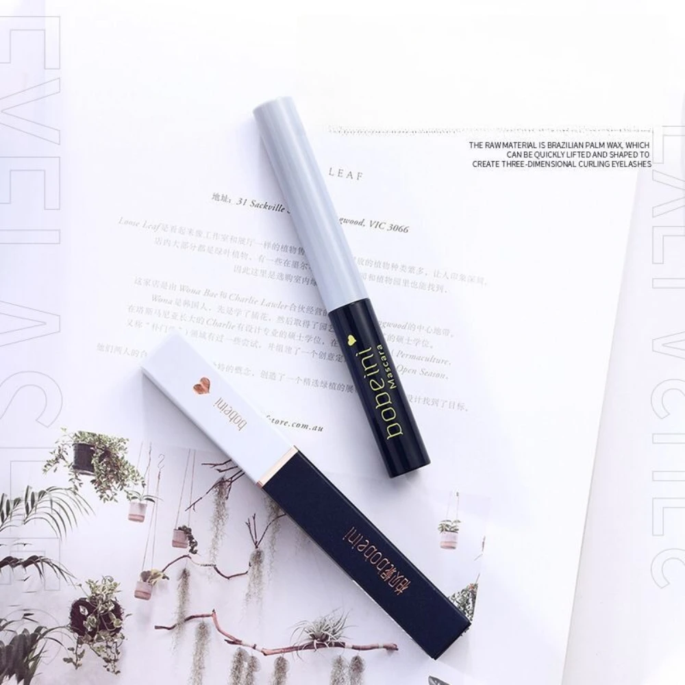 Rímel preto 4d, espessamento, alongamento, ondulação, rímel de fibra líquida à prova d'água, maquiagem feminina, rímel cosmético à prova d'água