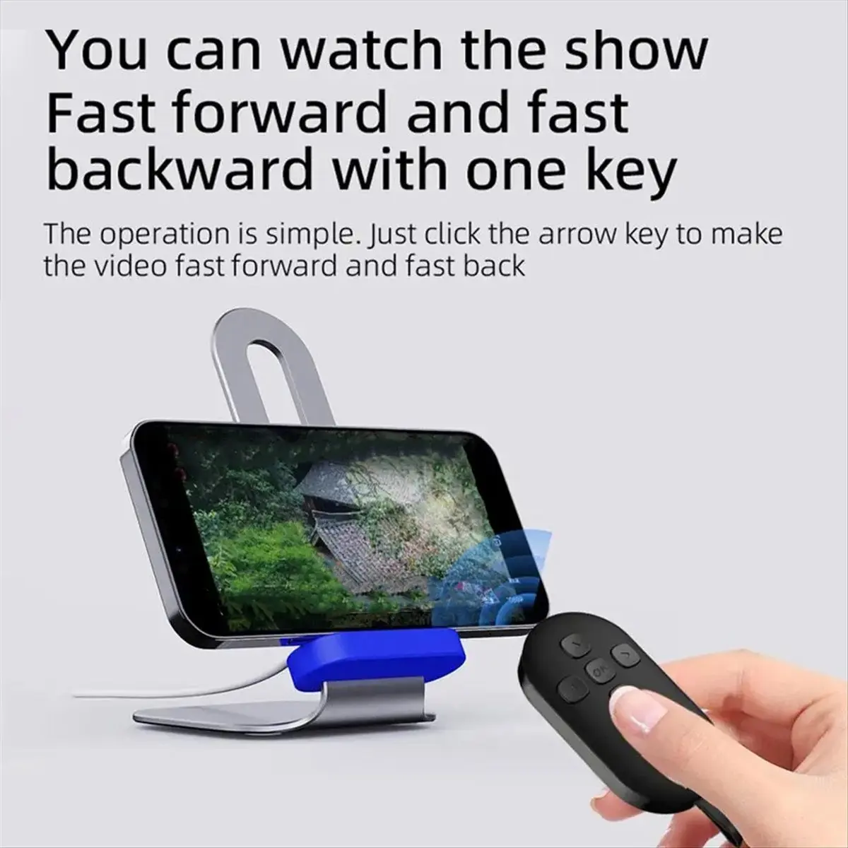 L77A Bluetooth5.0 Mobile Phone Remote Control Button for Mobile Phone Selfie Shutter E-Book Page Turning Wireless ControllerA
