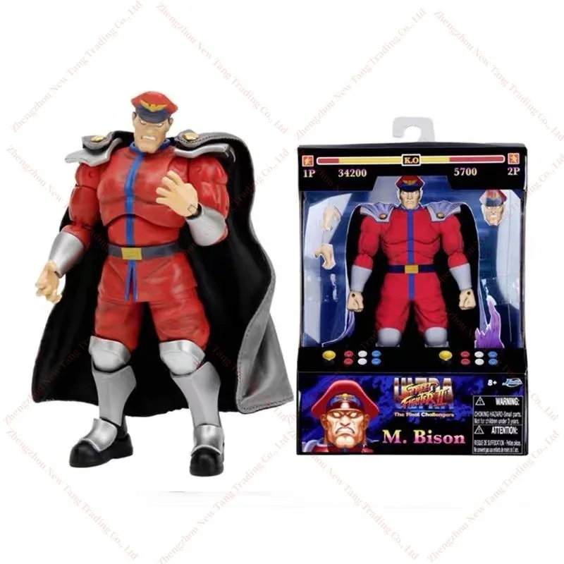 

Original JADA TOYS Street Fighter 1/12 Scale M Bison 6 Inch In Stock Anime Collection Figures Model Toys