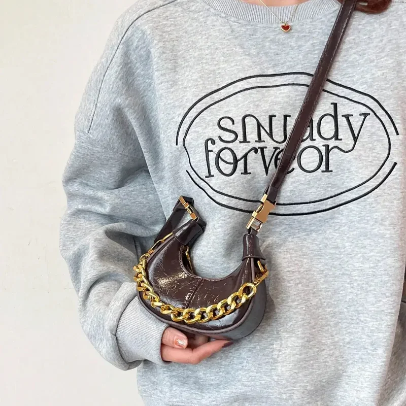 حقيبة يد صغيرة عصرية، حقيبة كتف أنيقة ذات ملمس أنيق وبسيط، حقيبة كاجوال جديدة بمقبض علوي للنساء #3