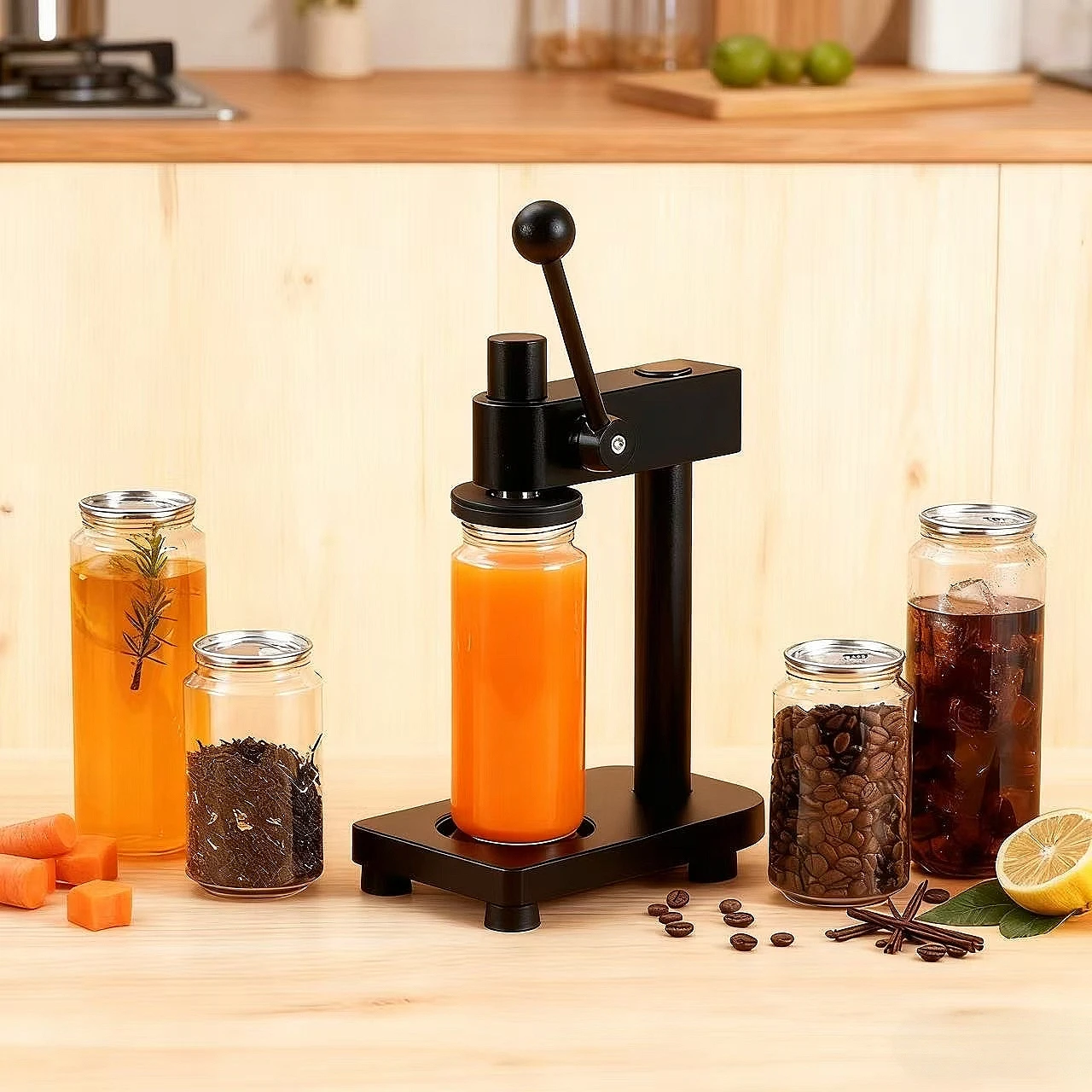 Sealing Machine Manual Operation Efficient Environmentally Friendly and Convenient Suitable for Home Use Outdoor Can Seamer