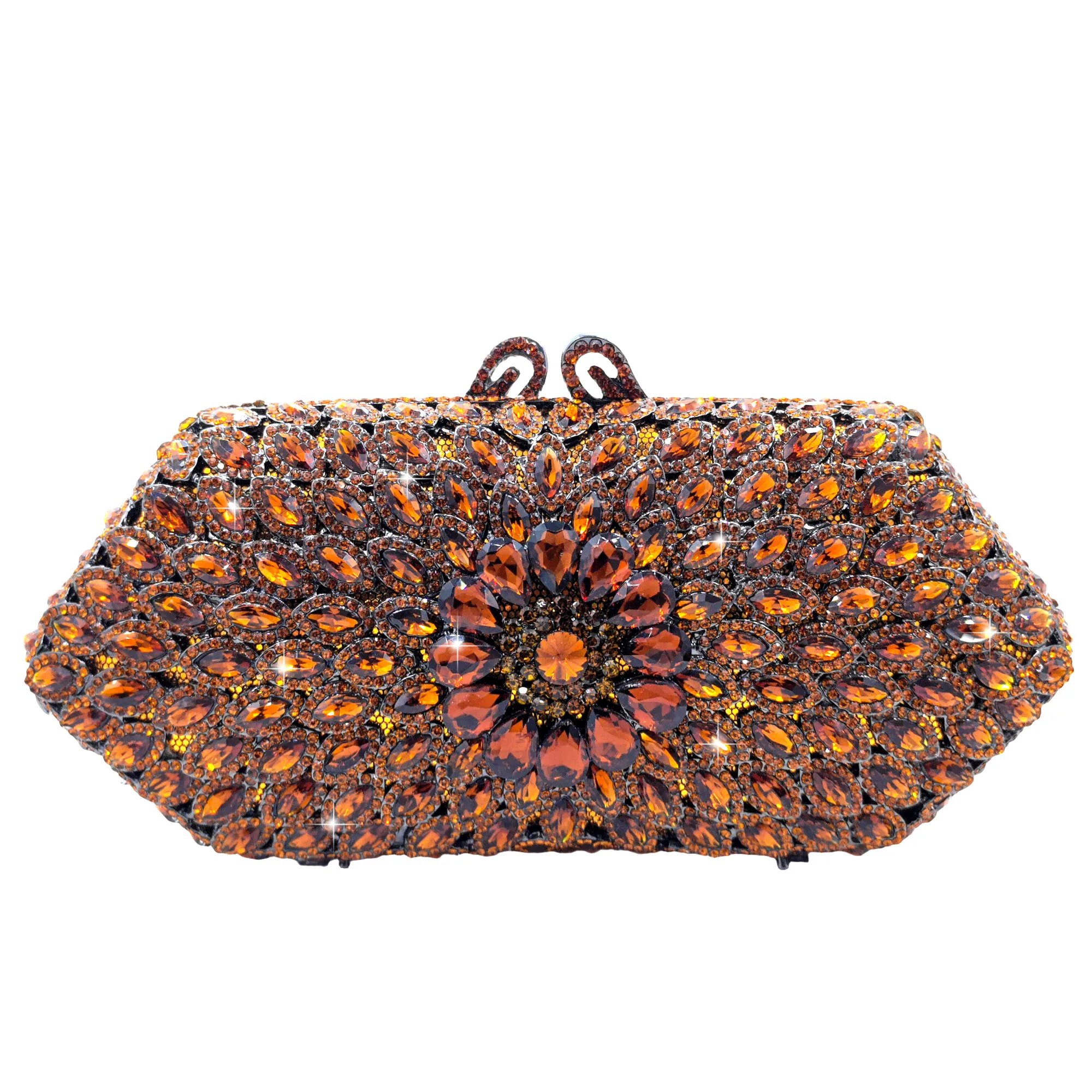 Boutique de FGG Marineblaue Kristall-Clutch-Abendtaschen, formelle Abendtaschen und Clutches für Damen, Party-Clutch-Geldbörse mit Strass – Detail 7