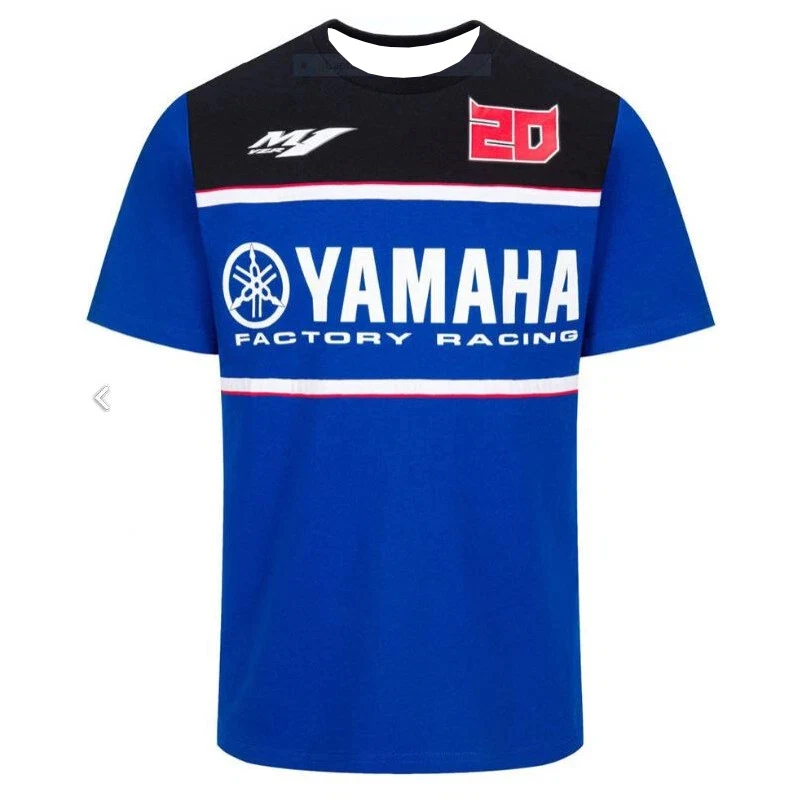 

Fabio Quartararo No.20 YAMAHA Motocross Racing Shirt Summer Men And Women's Loose Breathable Quick Drying Fashion Sports T-shirt