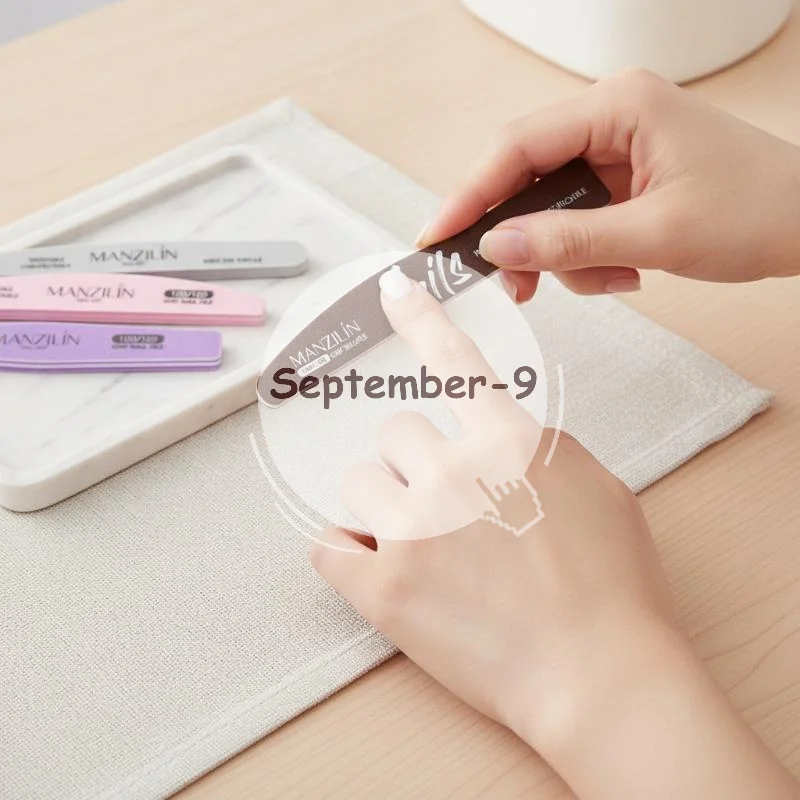Double Sided Nail Files 100 180 Grit Professional Washable Reusable Manicure Tools for Salon Home Nail Art Lovers