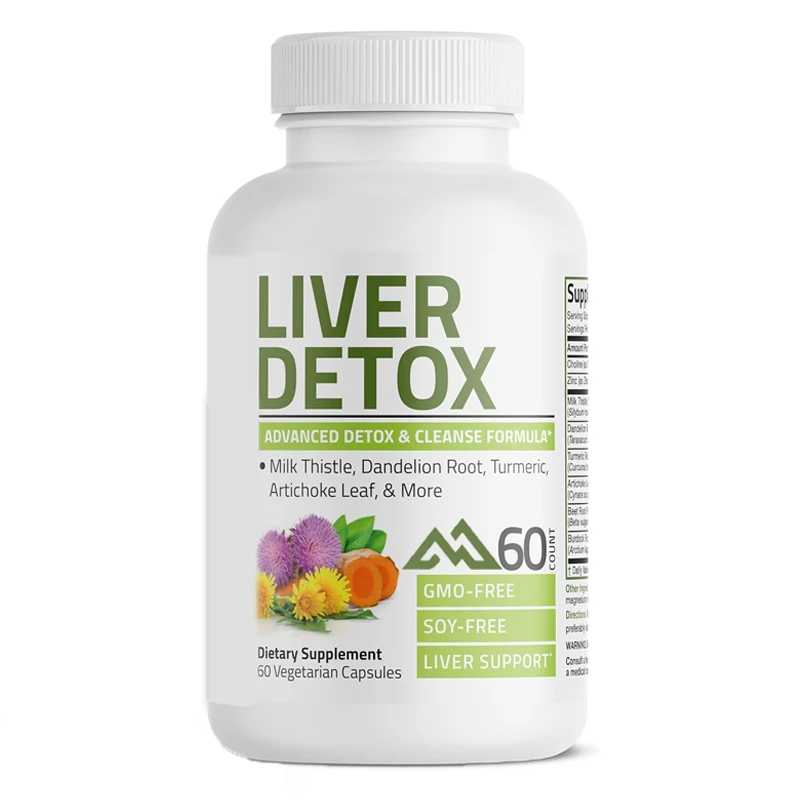 

Supports liver detoxification and cleansing, including milk thistle, dandelion root, turmeric, artichoke leaves, etc,60 capsules