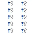 10 PCS Blue