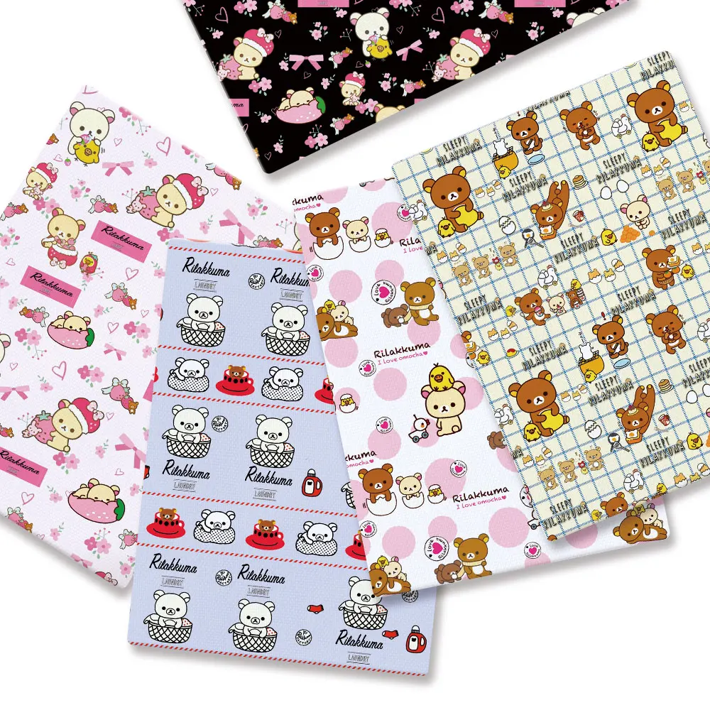 Hello Kitty 140x50CM Cartoon Polyester cotton fabric Patchwork Tissue Kid Home Textile Sewing Doll Dress Curtain cotton Fabric