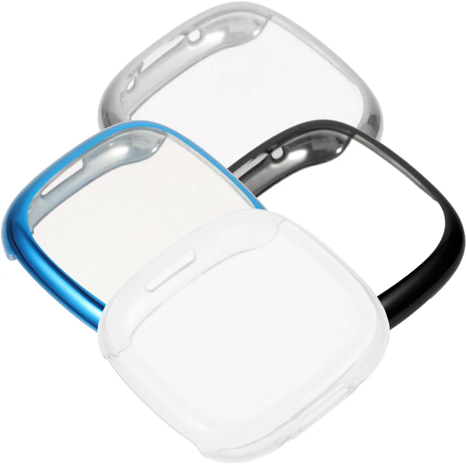 4 Buah Penutup Jam Tangan Tpu Casing Pelindung Tahan Gores Ringan Tahan Lama Kompatibel Penutup Layar Jam Tangan Versa4