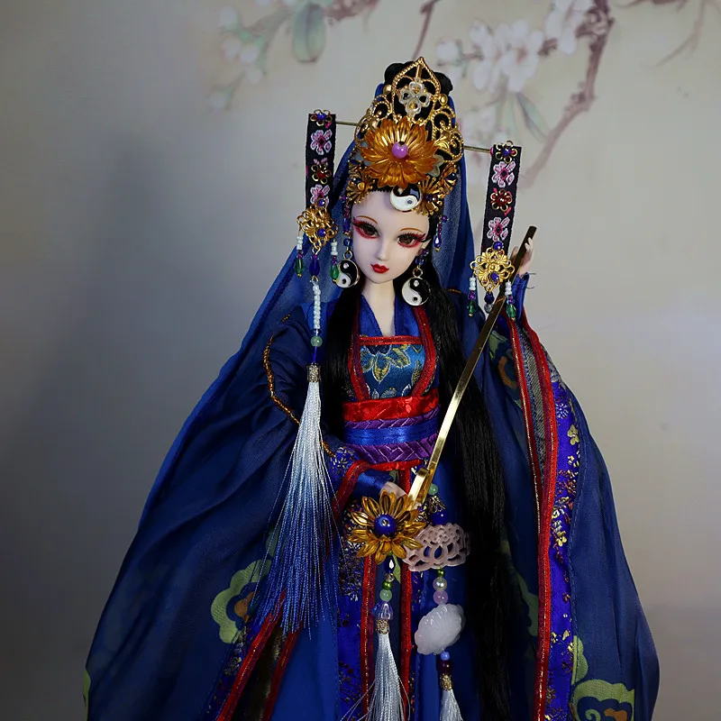 

Chinese Style Original Ancient Costume Doll Tang Dynasty Collection Handcrafted Multi Joint Body Palace Princess Doll ZE410