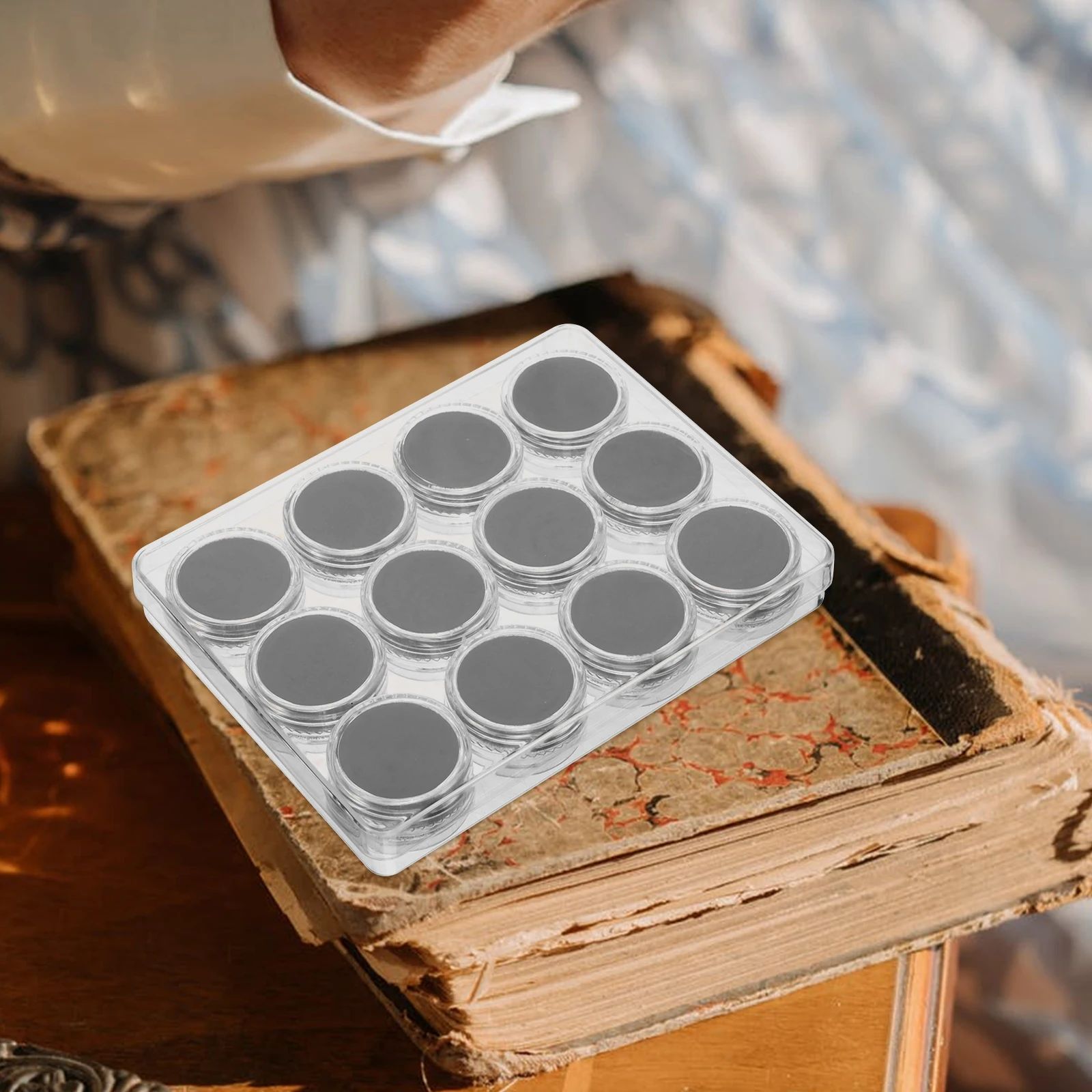 

1Set Acrylic Gemstone Display Case Clear Lid for Jewelry Storage Box Lightweight Wear-Resistant Display Box for Rings Brooch