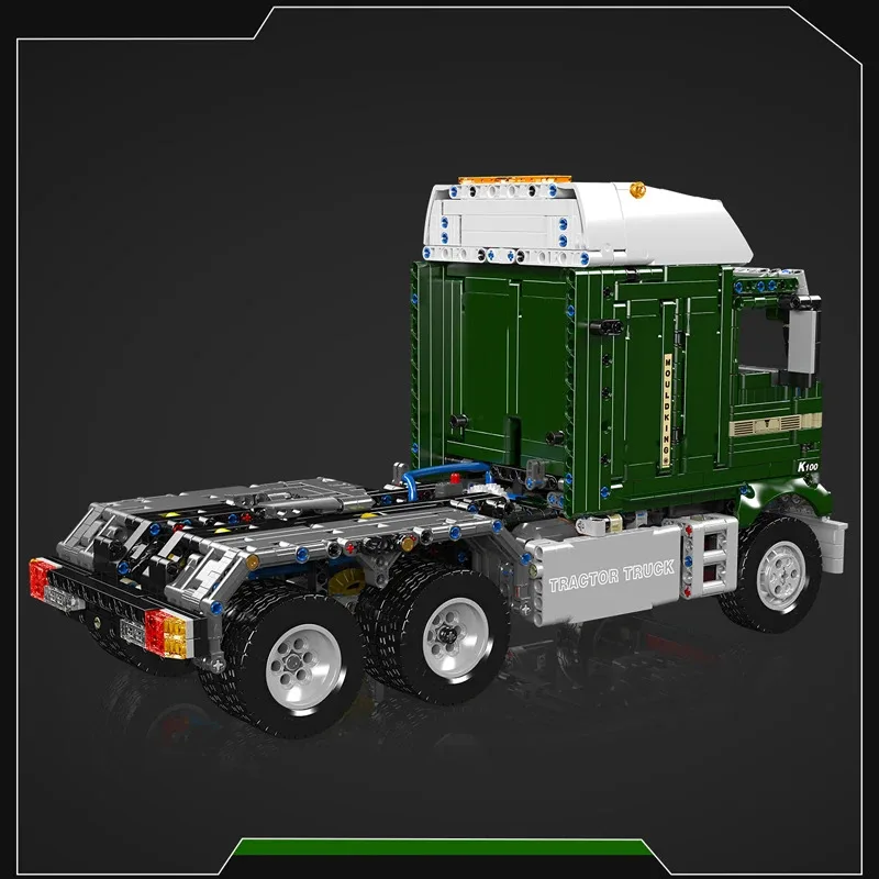 Mold King 13202 Technische Auto Speelgoed De Gemotoriseerde K100 Aerodyne Tractor Truck Bouwsteen Baksteen Montage Kinderen Kerstcadeau