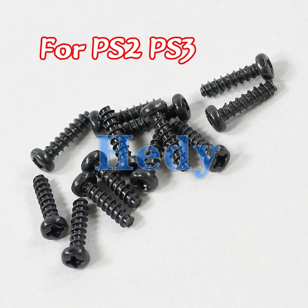 80PCS Black Round Head Screw Alloy Cross Bolts Screws For PS2 PS3 Wireless Controller