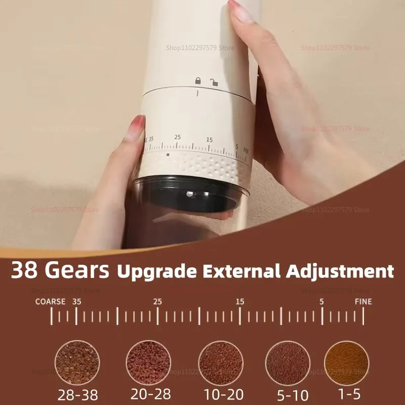 مطحنة القهوة الكهربائية الجديدة 1500 مللي أمبير مطحنة القهوة المخروطية الخارجية قابلة للتعديل ماكينة طحن الفول مطحنة القهوة Bohnen