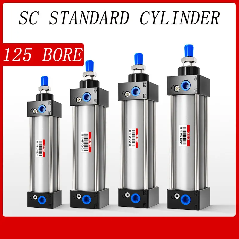 

Стандартный цилиндр SC, воздушный цилиндр малый пневматический SC125*25/50/75/100/150/200/250/300/400-S