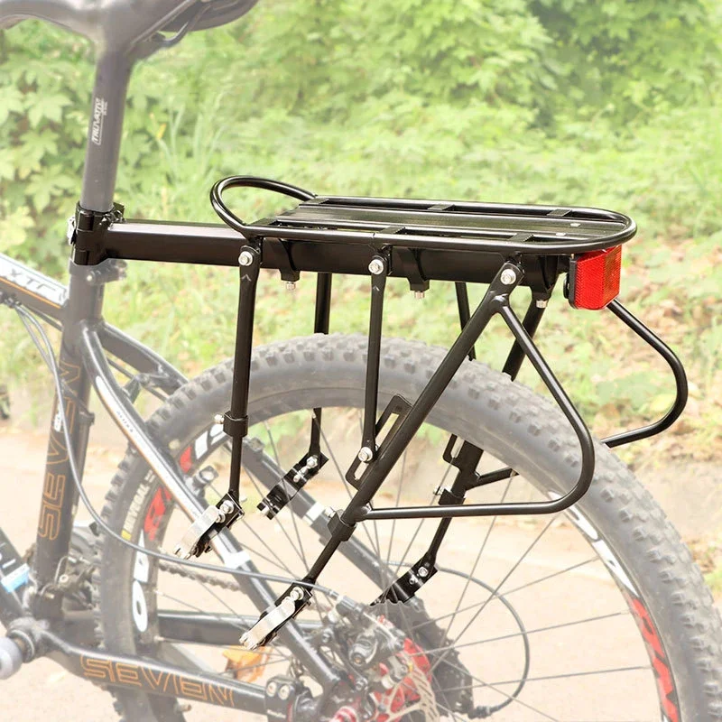 50KG-100KG Bicycle Luggage Carrier Cargo Rear Rack Shelf Cycling Seatpost Bag Holder Stand for 20-29 Inch MTB Bikes Racks