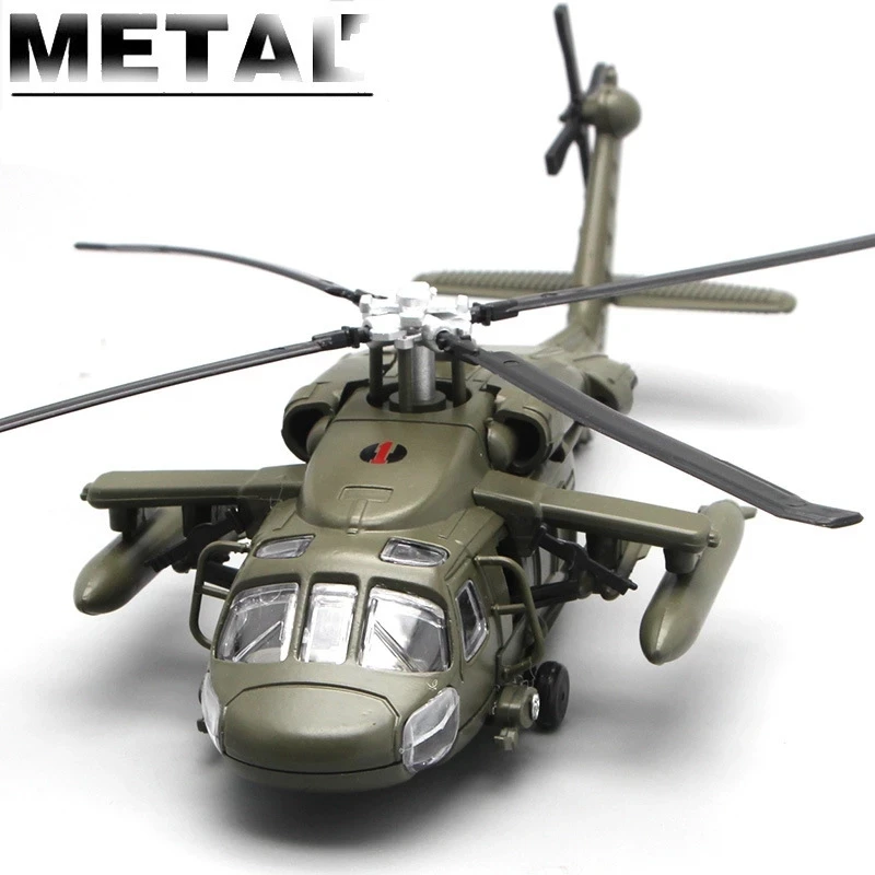 NEW America Black Hawk UH-60 Utility Helicopter Alloy Airplane Sound and Light Model Simulation Metal Flying Model Toys Gifts