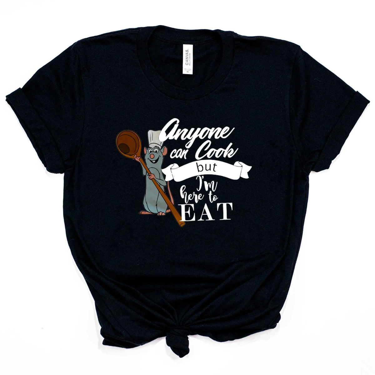 Funny Ratatouille T-shirt Cute Remy Graphic Tee Anyone Can Cook Shirt Epcot Food and Wine Tshirt Cute Short Sleeve Unisex Tops